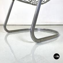 Load image into Gallery viewer, Chair in chromed steel, 1970s
