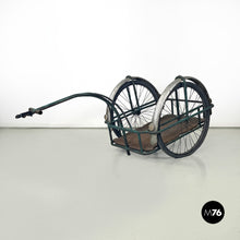 Load image into Gallery viewer, Bicycle trolley in metal and wood, 1960s
