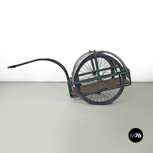 Bicycle trolley in metal and wood, 1960s