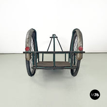 Load image into Gallery viewer, Bicycle trolley in metal and wood, 1960s
