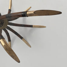 画像をギャラリービューアに読み込む, Dining table in bamboo and glass , 1980s

