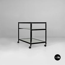 Charger l'image dans la galerie, Cart in steel and glass, 1970s
