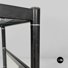 Charger l'image dans la galerie, Cart in steel and glass, 1970s
