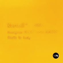 画像をギャラリービューアに読み込む, Yellow 4964 chest of drawers by Olaf Von Bohr for Kartell, 1970s
