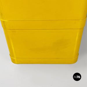 Yellow 4964 chest of drawers by Olaf Von Bohr for Kartell, 1970s