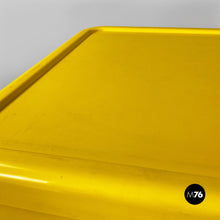 画像をギャラリービューアに読み込む, Yellow 4964 chest of drawers by Olaf Von Bohr for Kartell, 1970s
