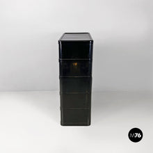 画像をギャラリービューアに読み込む, Black 4964 chest of drawers by Olaf Von Bohr for Kartell, 1970s
