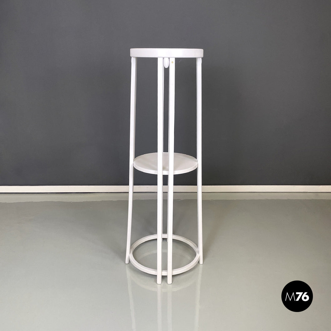 White wooden pedestal by Thonet, 1990s
