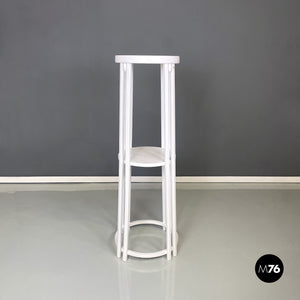 White wooden pedestal by Thonet, 1990s