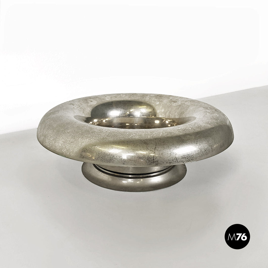 Pewter centerpiece by Il Punto, 1970s