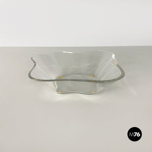 Glass centerpiece bowl by Alvar Aalto for Ittala, 1990s