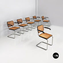 画像をギャラリービューアに読み込む, Cesca chairs by Marcel Breuer for Gavina, 1960s
