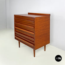 Load image into Gallery viewer, Wooden chest of drawers with five drawers, 1960s
