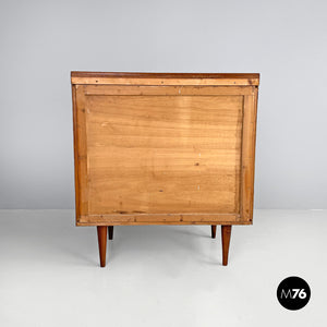 Wooden chest of drawers with five drawers, 1960s