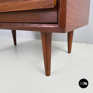 Wooden chest of drawers with five drawers, 1960s