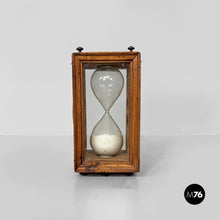Charger l'image dans la galerie, Glass and wood hourglass, 1850s
