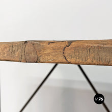 Load image into Gallery viewer, Wooden and cast iron console, 1800s
