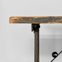 将图片加载到图库查看器，Wooden and cast iron console, 1800s
