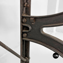 将图片加载到图库查看器，Wooden and cast iron console, 1800s
