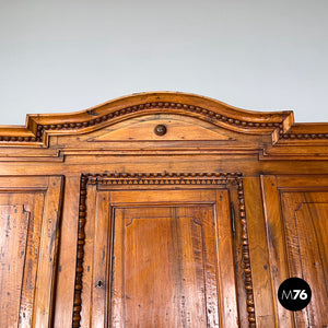 Wooden highboard with decorations, 1800s