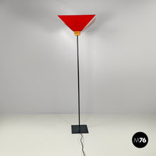 将图片加载到图库查看器，Floor lamp Kasuko in red metal by De Pas D’Urbino Lomazzi, 1970s
