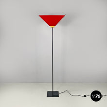 将图片加载到图库查看器，Floor lamp Kasuko in red metal by De Pas D’Urbino Lomazzi, 1970s
