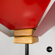 将图片加载到图库查看器，Floor lamp Kasuko in red metal by De Pas D’Urbino Lomazzi, 1970s
