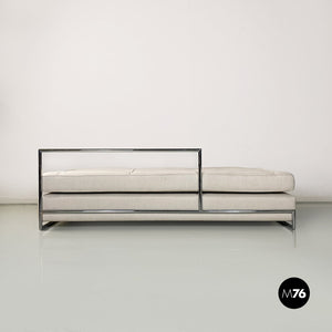 Steel and cotton daybed sofas by Eileen Gray for Alivar, 1990s