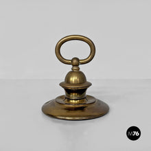 画像をギャラリービューアに読み込む, Brass doorstops, 1950s.
