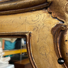 Load image into Gallery viewer, Rectangular wall mirror with spiral decorated frame, 1850s
