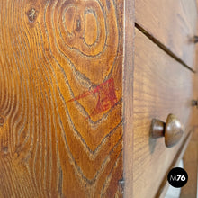 画像をギャラリービューアに読み込む, Wooden chest of drawers with visible joints by La Casa Bella, 1970s
