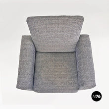 Load image into Gallery viewer, Grey fabric and metal armchair, 1960s
