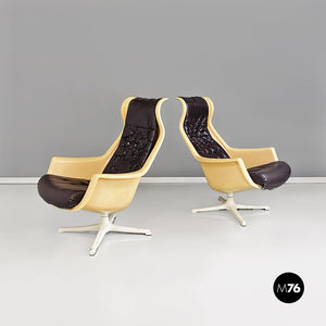 Galaxy armchairs by Alf Svensson and Yngve Sandström for Dux, 1970s