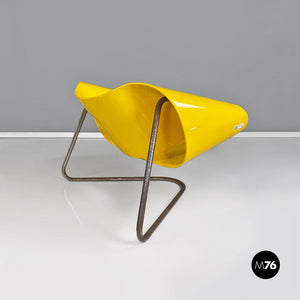 Yellow Nastro armchair by Franca Stagi e Cesare Leonardi for Elco, 1969