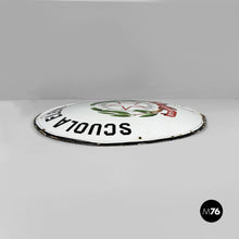 Charger l'image dans la galerie, Enamelled metal primary school sign, 1960s
