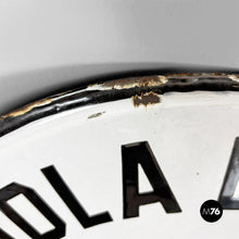 Charger l'image dans la galerie, Enamelled metal primary school sign, 1960s
