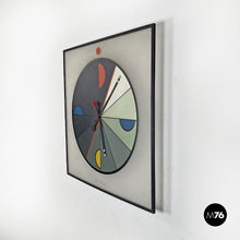 Load image into Gallery viewer, Plastic wall clock by Kurt B. Delbanco for Morphos, 1980s
