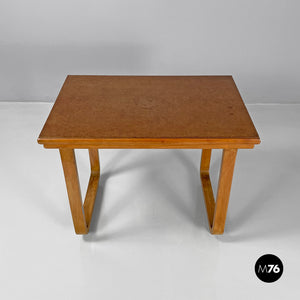 Wooden Art Deco coffee table, 1940s