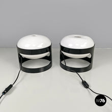 将图片加载到图库查看器，Brown plastic table lamps KD27 by Joe Colombo for Kartell, 1960s
