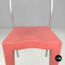 Load image into Gallery viewer, Dr Glob pink plastic chairs by Philippe Starck for Kartell, 1980s
