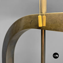 将图片加载到图库查看器，Metal and glass floor lamp, 1940s
