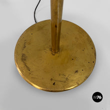 Load image into Gallery viewer, Adjustable brass floor lamp, 1950s
