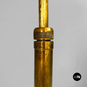 Adjustable brass floor lamp, 1950s
