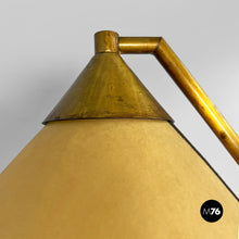 Load image into Gallery viewer, Adjustable brass floor lamp, 1950s
