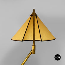 Load image into Gallery viewer, Adjustable brass floor lamp, 1950s
