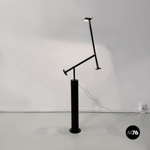 Black metal Tizio floor lamp by Richard Sapper for Artemide, 1979