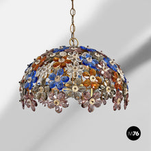 将图片加载到图库查看器，Glass and metal chandeliers, 1960s
