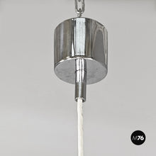 Load image into Gallery viewer, Steel AM/AS chandelier by Franco Albini and Franca Helg for Sirrah, 1960s
