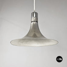 画像をギャラリービューアに読み込む, Steel AM/AS chandelier by Franco Albini and Franca Helg for Sirrah, 1960s
