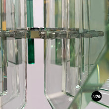 Charger l&#39;image dans la galerie, Metal and glass chandelier by Max Ingrand for Fontana Arte, 1960s
